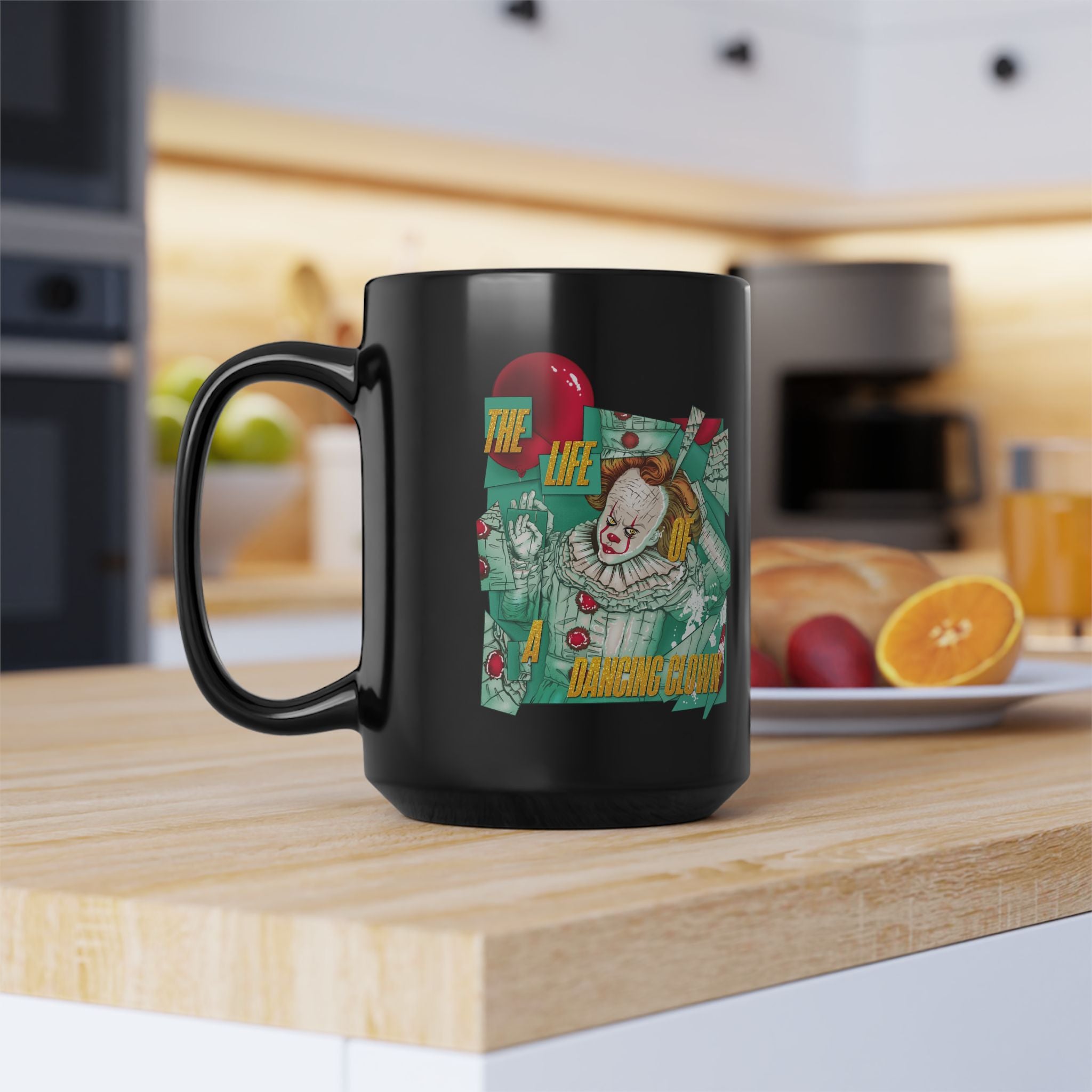 The Life of a Dancing Clown Mug