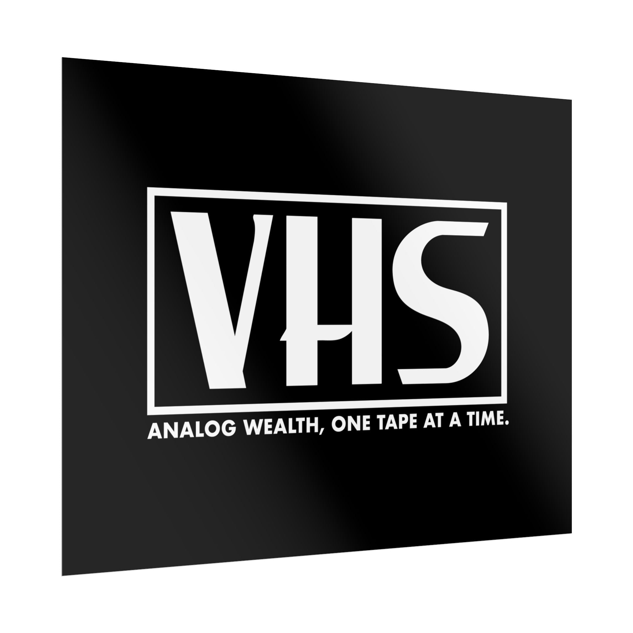 Analog Wealth VHS Art Print