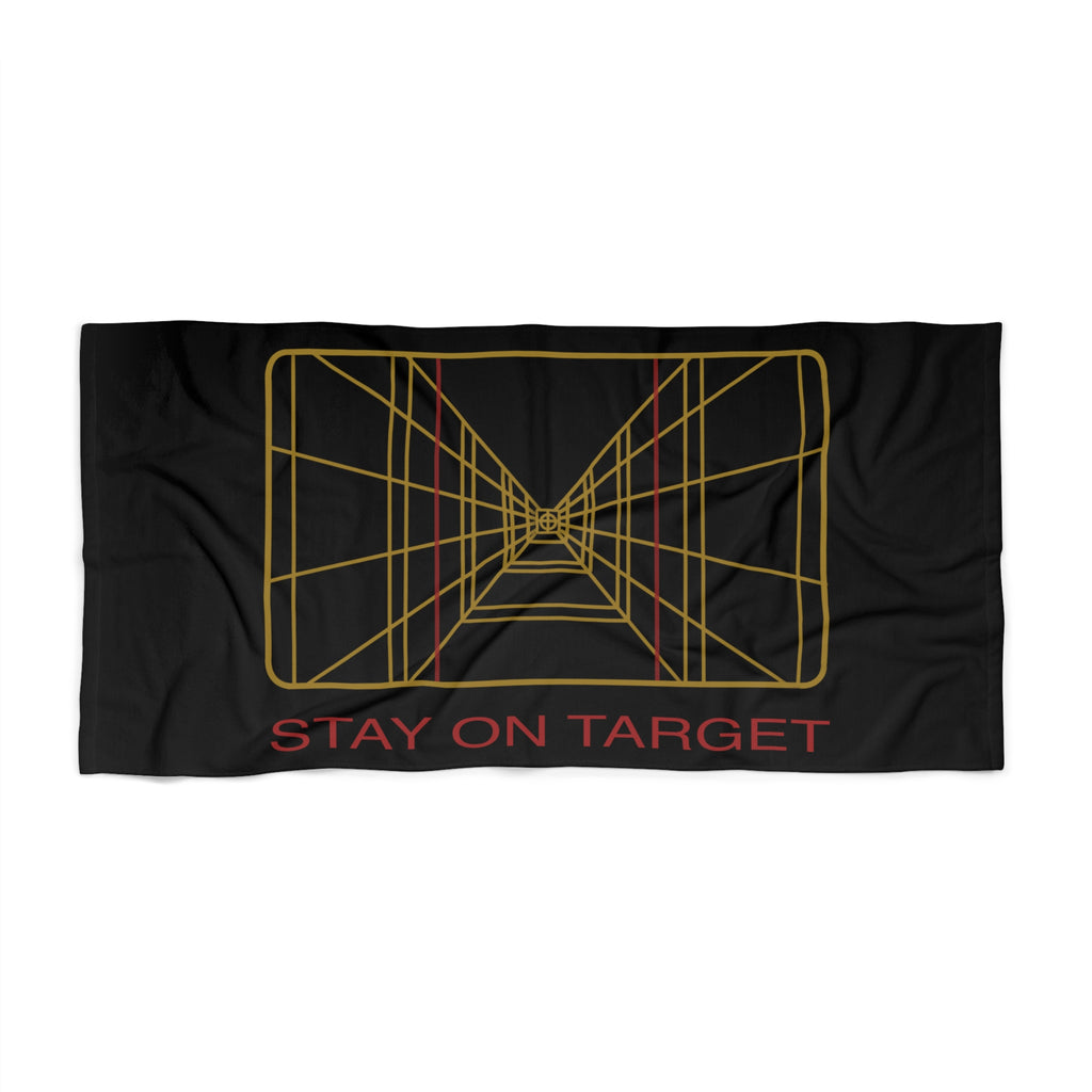 Stay on Target Beach Towel