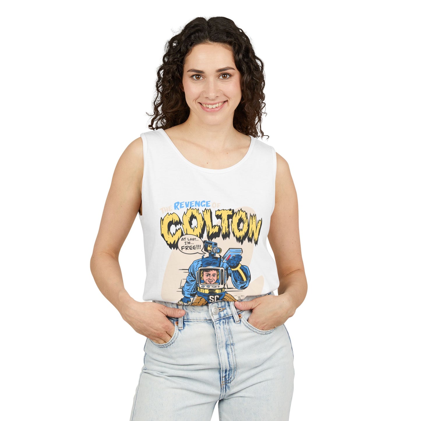 Colton in the TV Tank Top