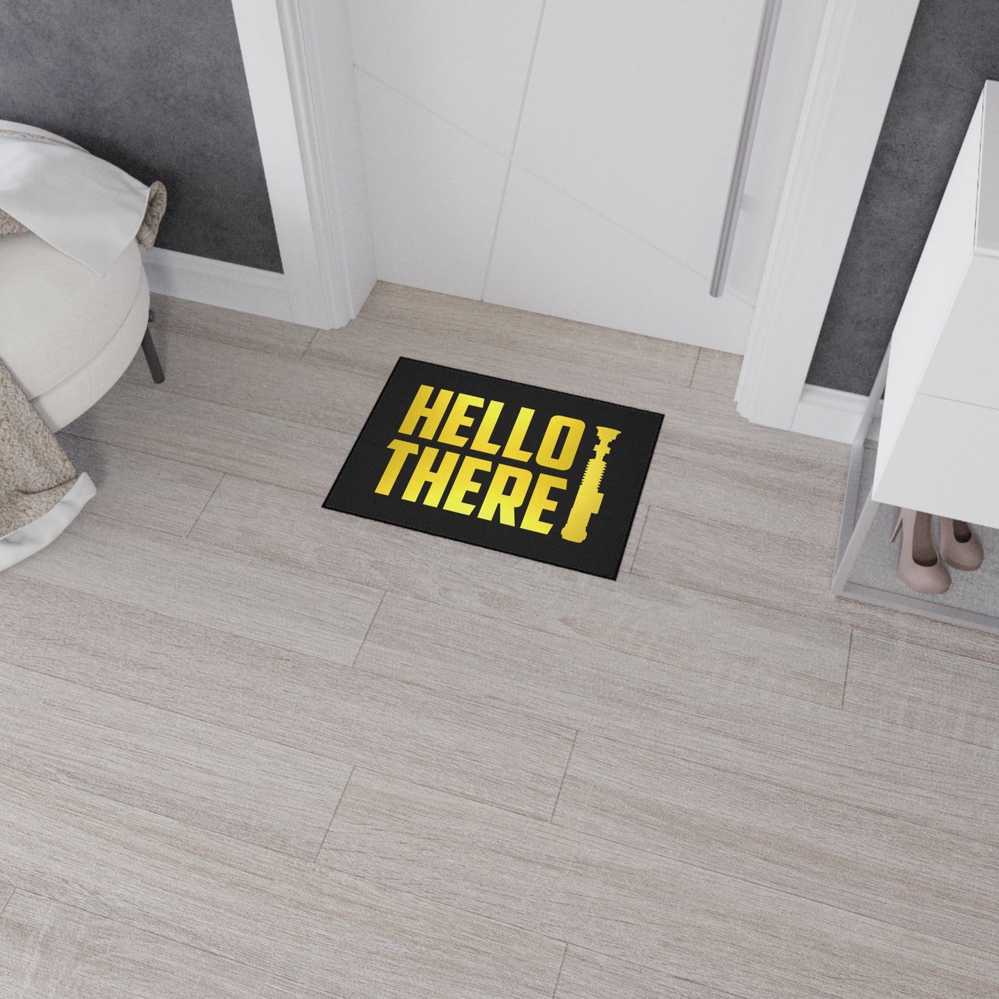 Hello There Floor Mat
