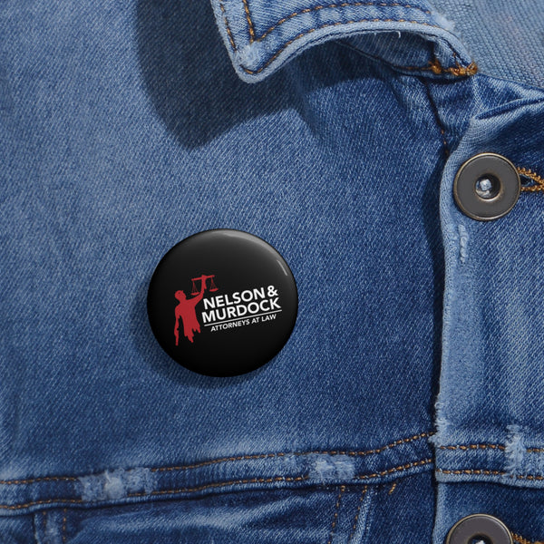 Nelson & Murdock - Scales Of Justice Button