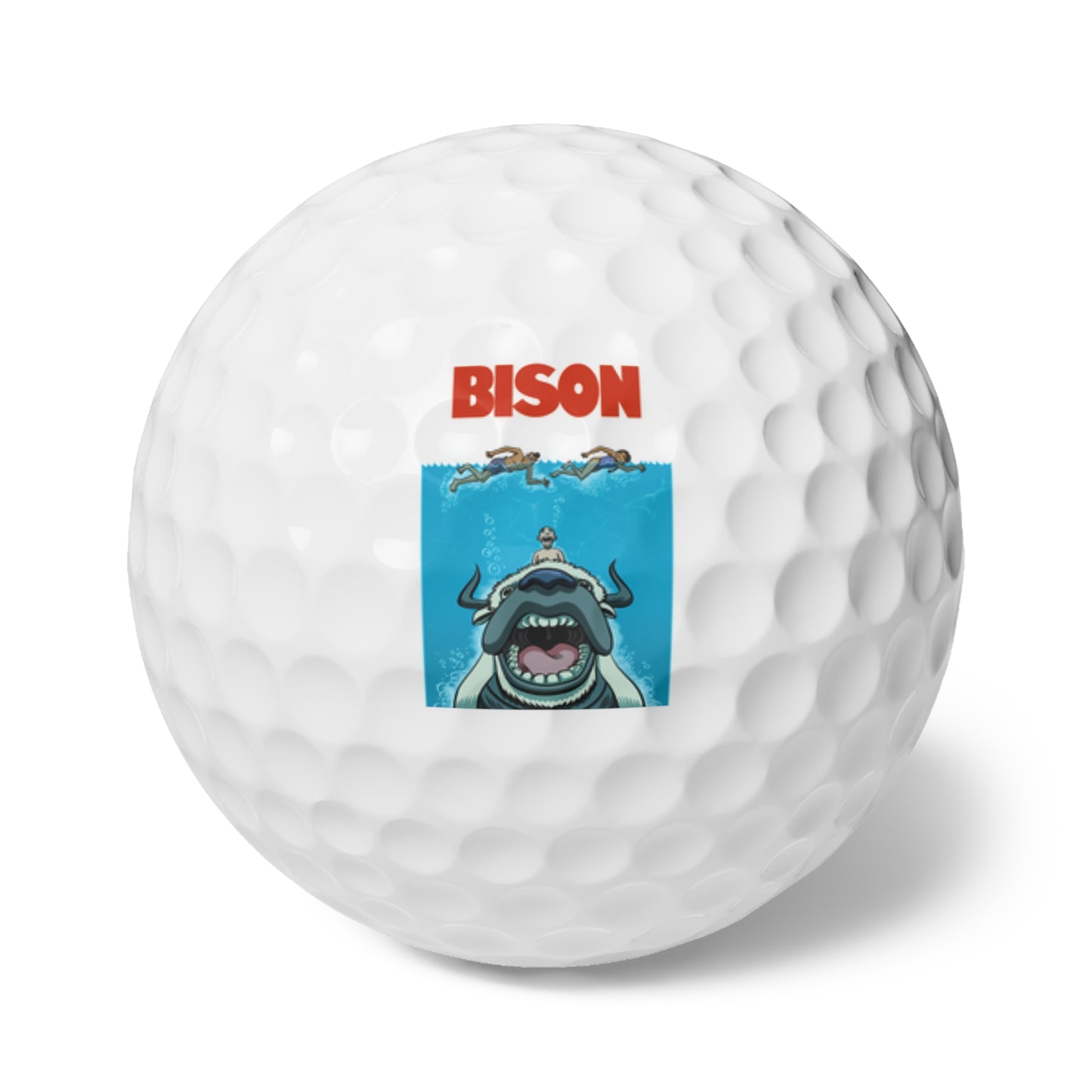 Bison Golf Balls, 6pcs