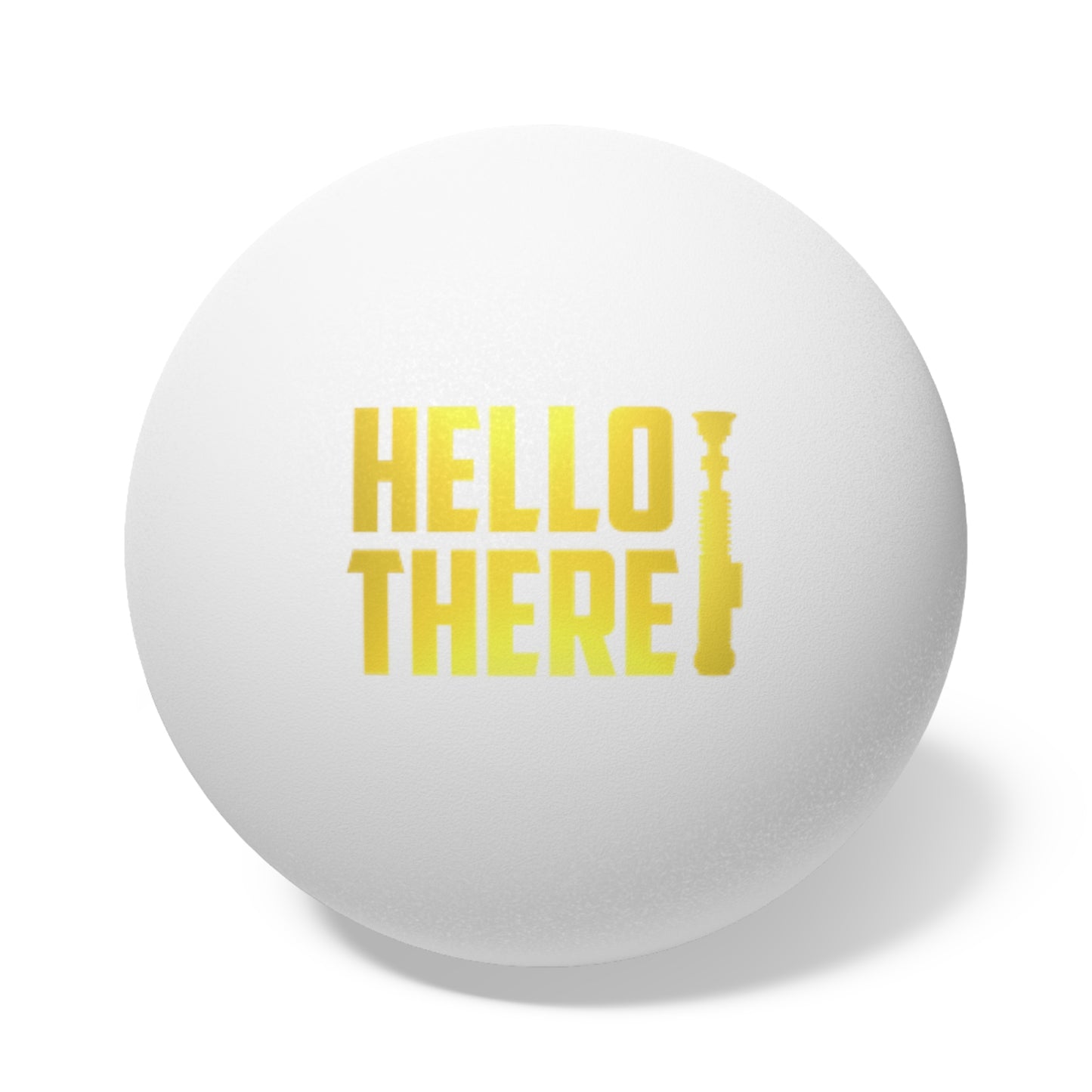 Hello There Ping Pong Balls, 6 pcs