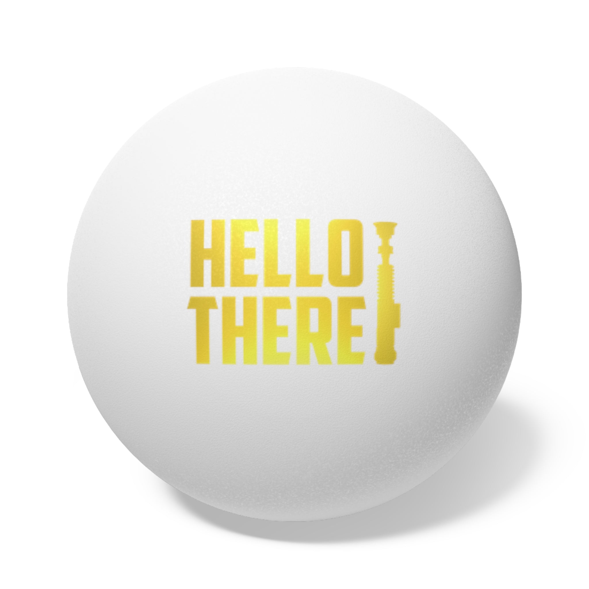 Hello There Ping Pong Balls, 6 pcs