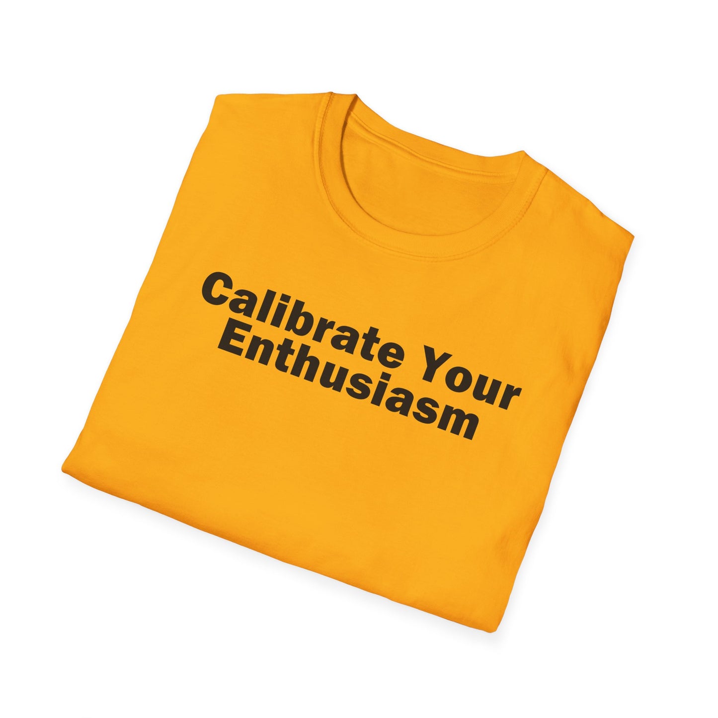 Calibrate Your Enthusiasm T-Shirt