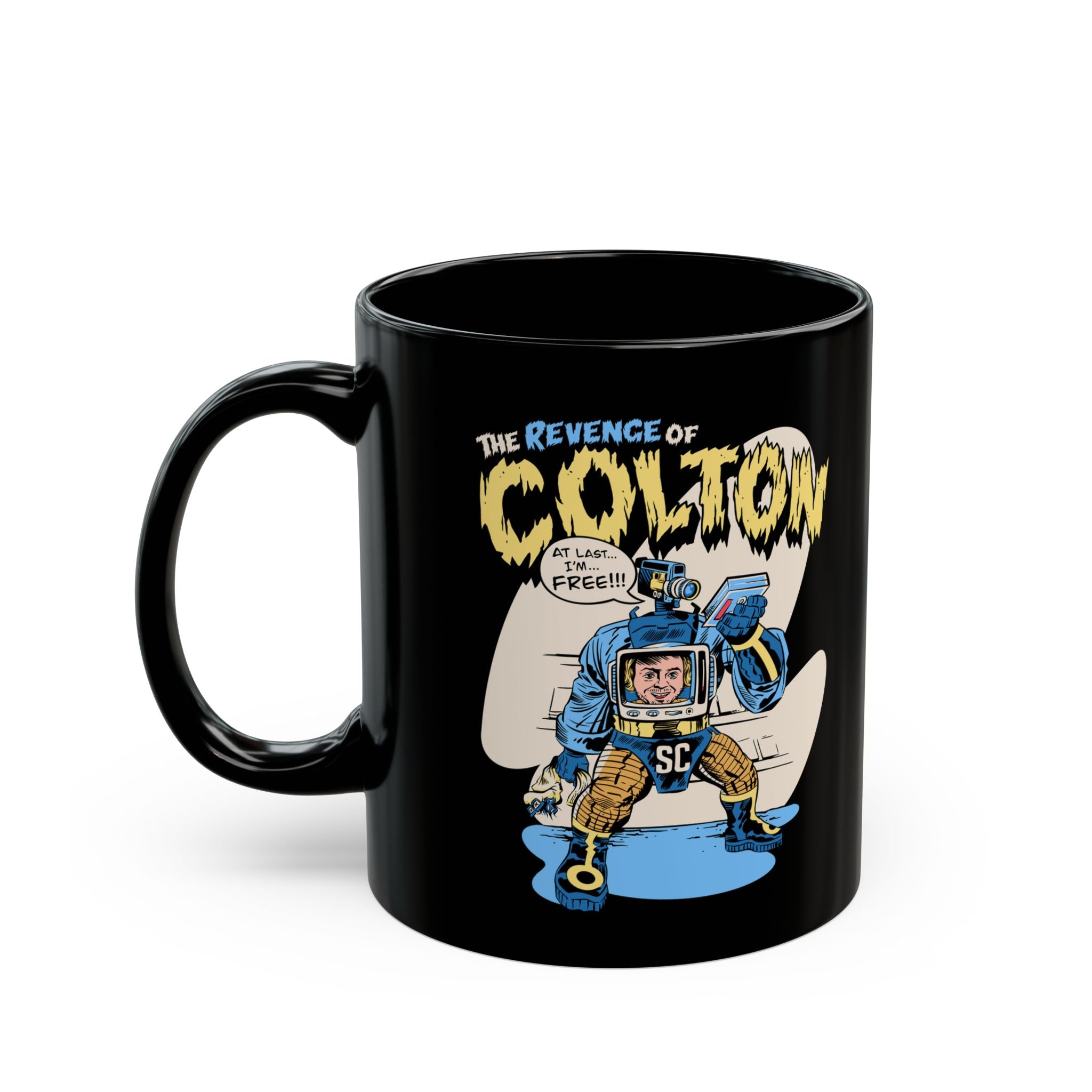 Colton in the TV Mug