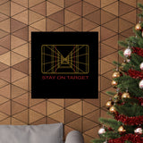 Stay on Target Poster