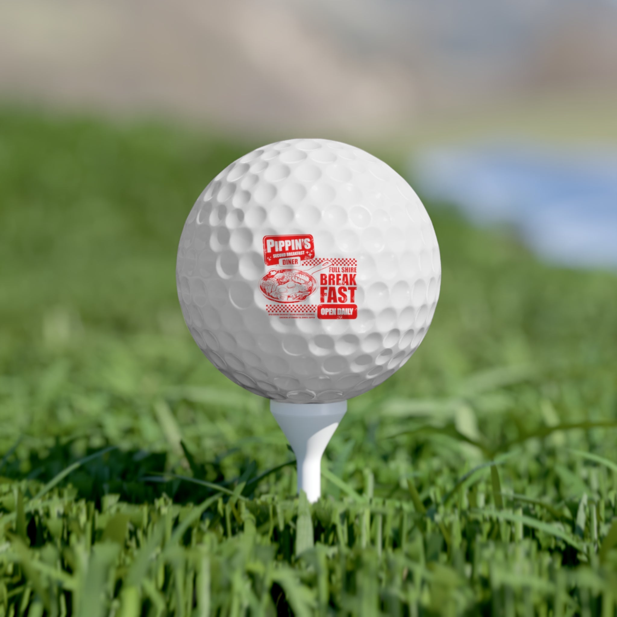 Full Breakfast Golf Balls, 6pcs