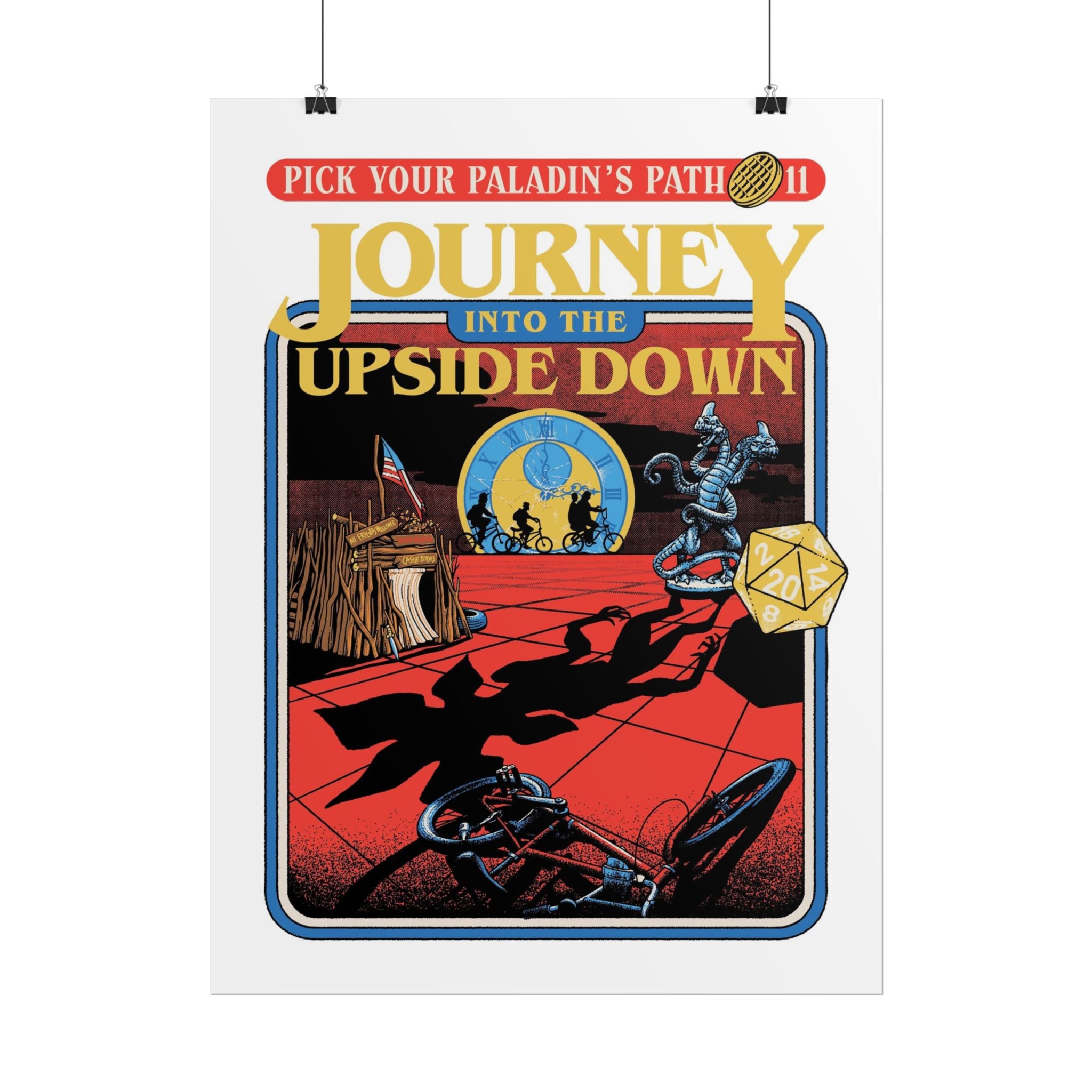 JOURNEY TO THE UPSIDE DOWN POSTER