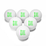 Ability to Speak Ping Pong Balls, 6 pcs