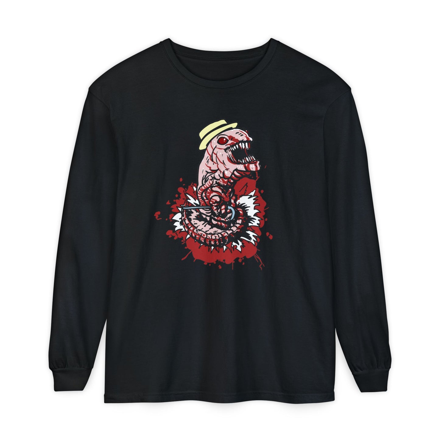 Jazzy Chest Burst Long Sleeve T-Shirt