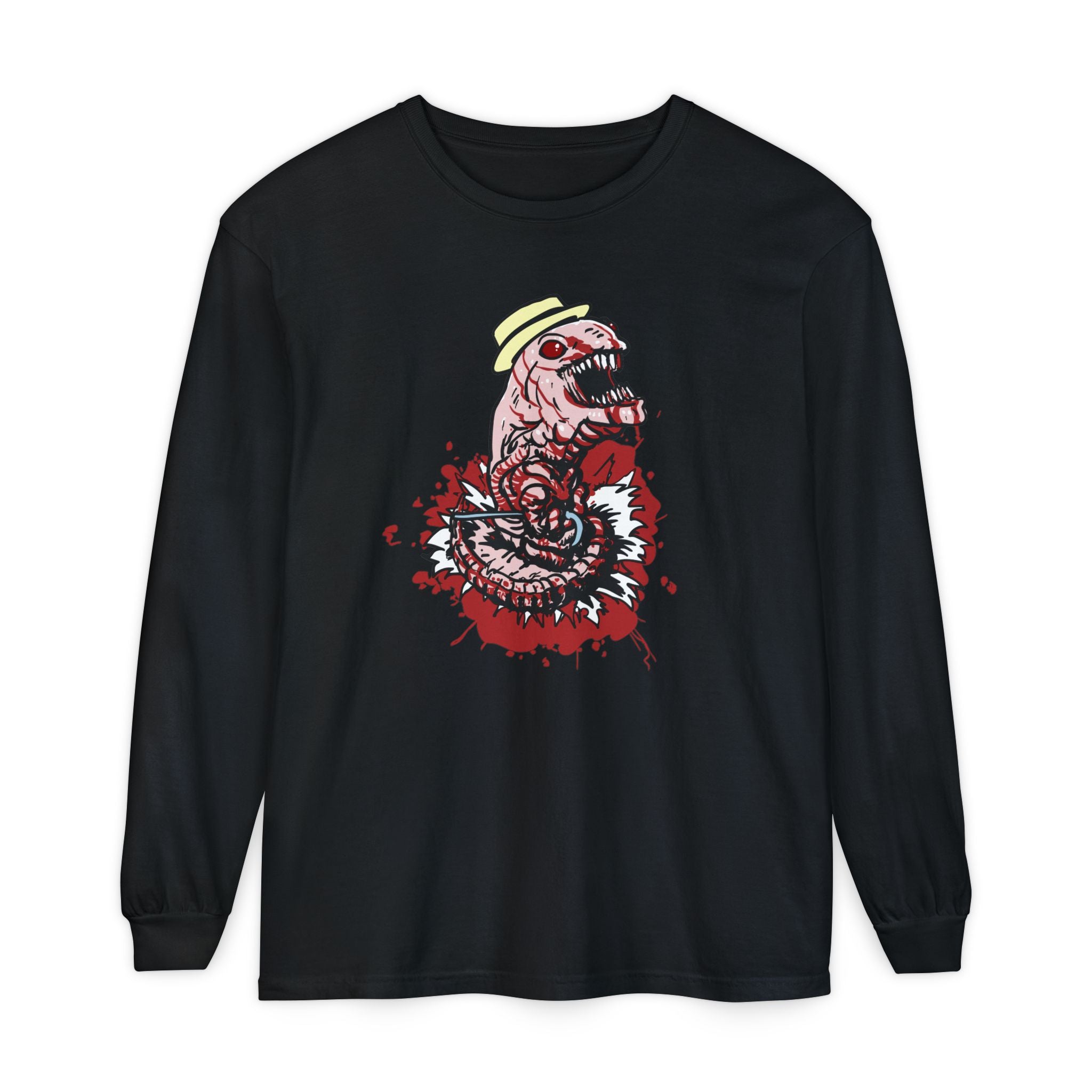 Jazzy Chest Burst Long Sleeve T-Shirt