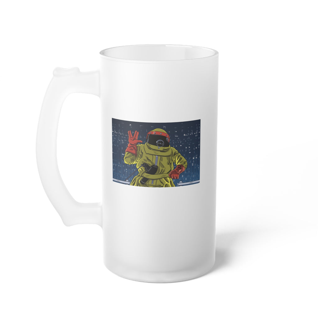 Dark Master Vulcan Frosted Glass Stein