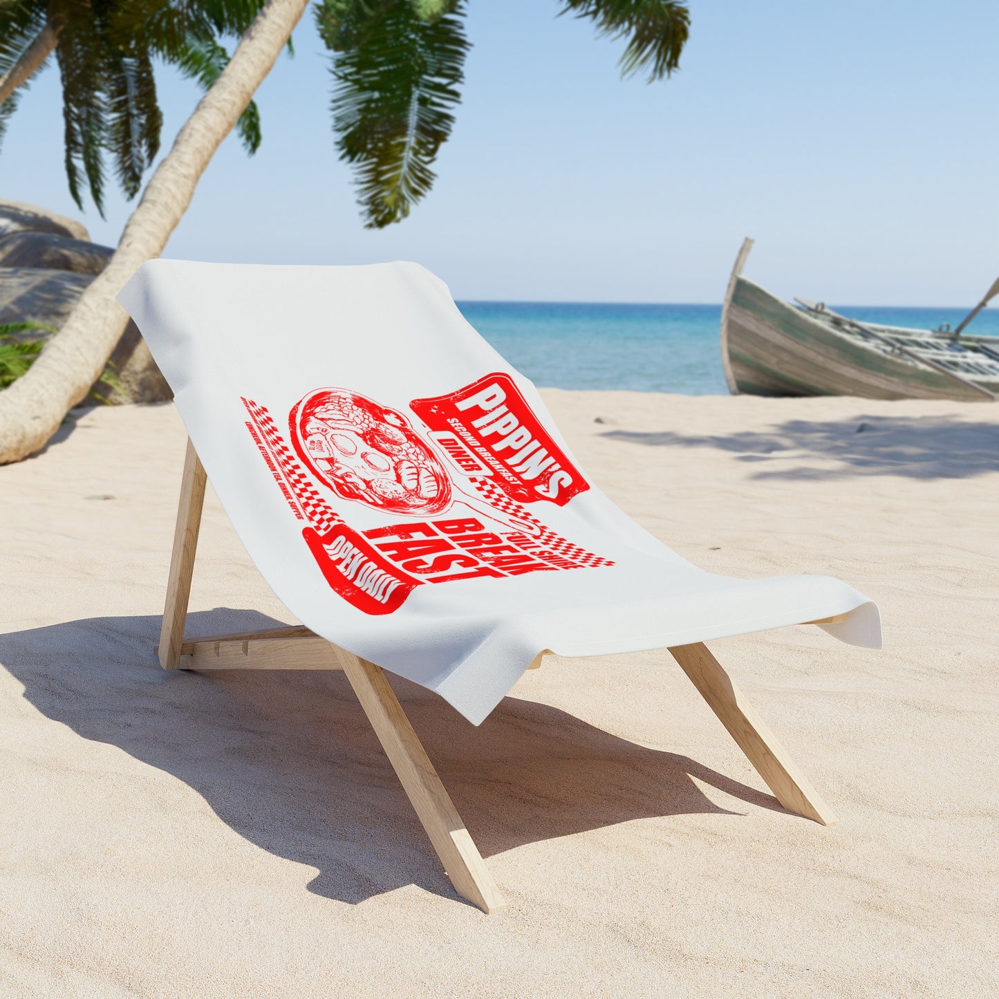 Full Breakfast Beach Towel
