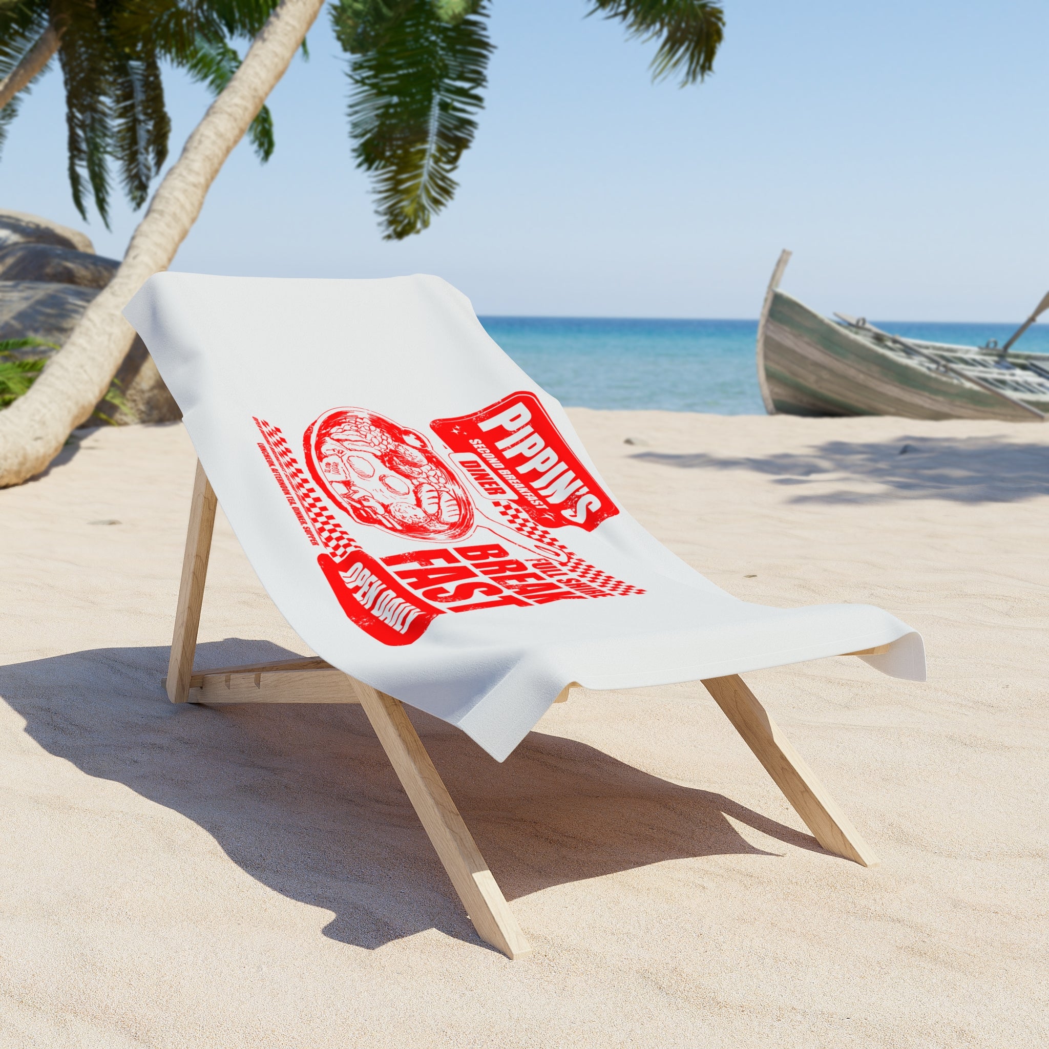 Full Breakfast Beach Towel