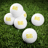 Hello There Golf Balls, 6pcs