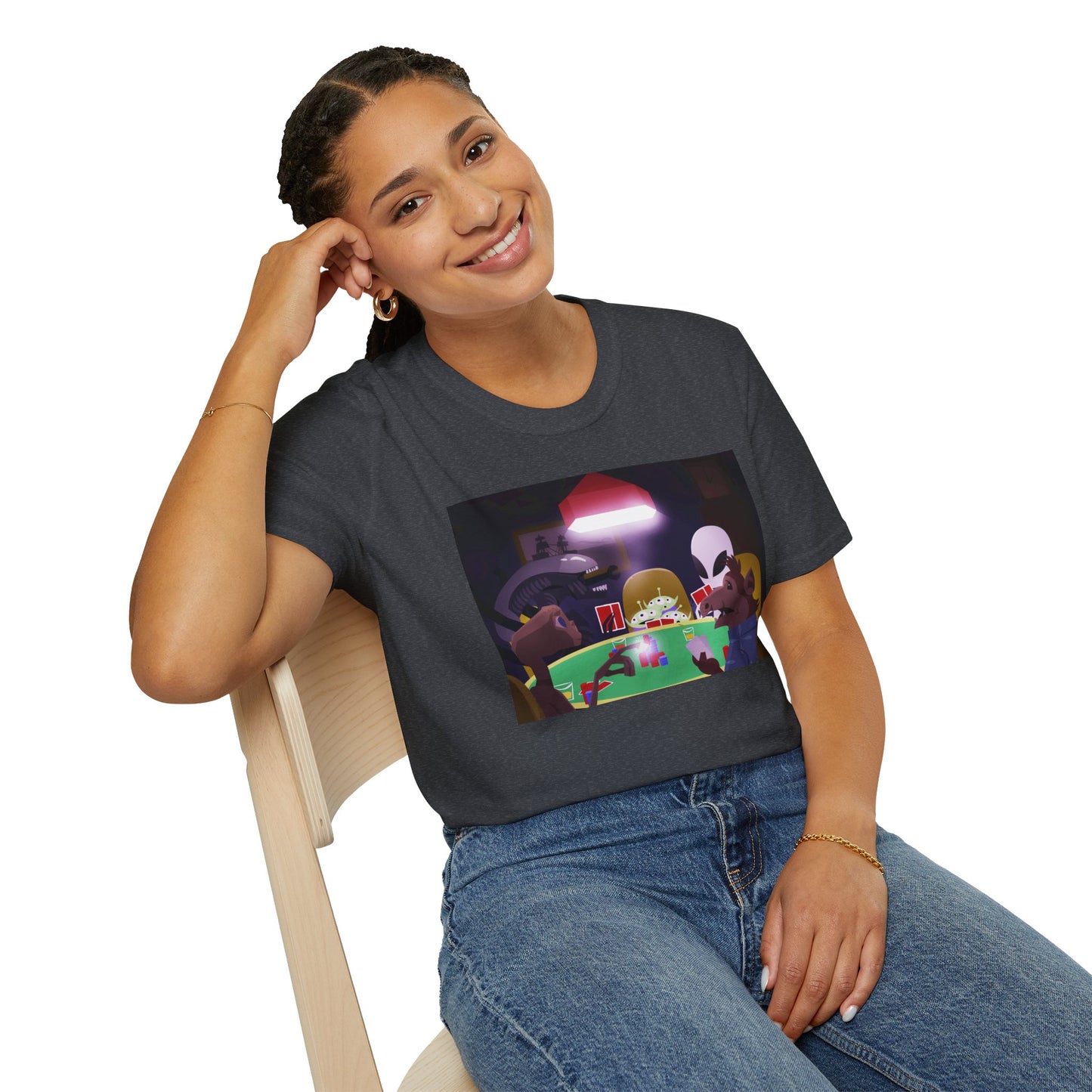 Aliens Playing Poker T-Shirt