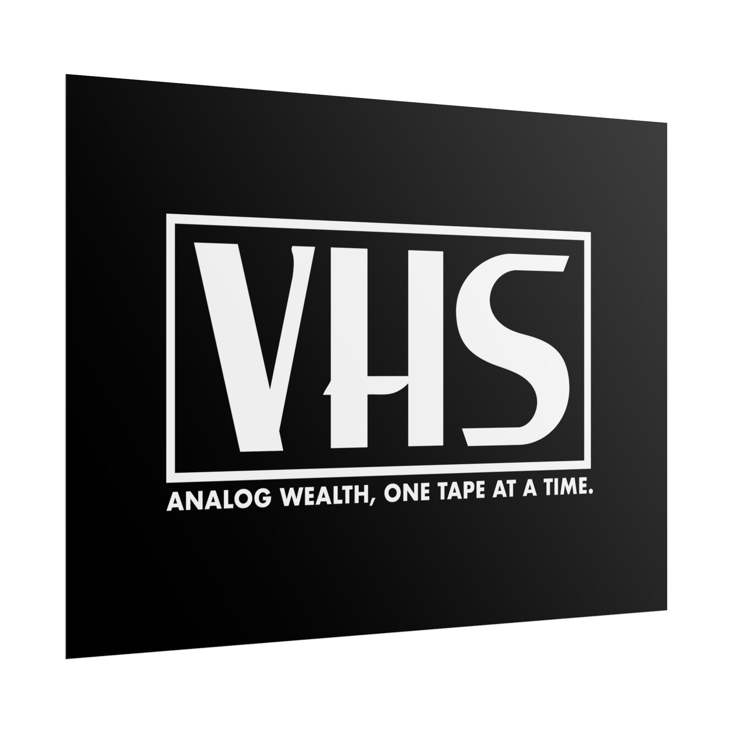 Analog Wealth VHS Art Print