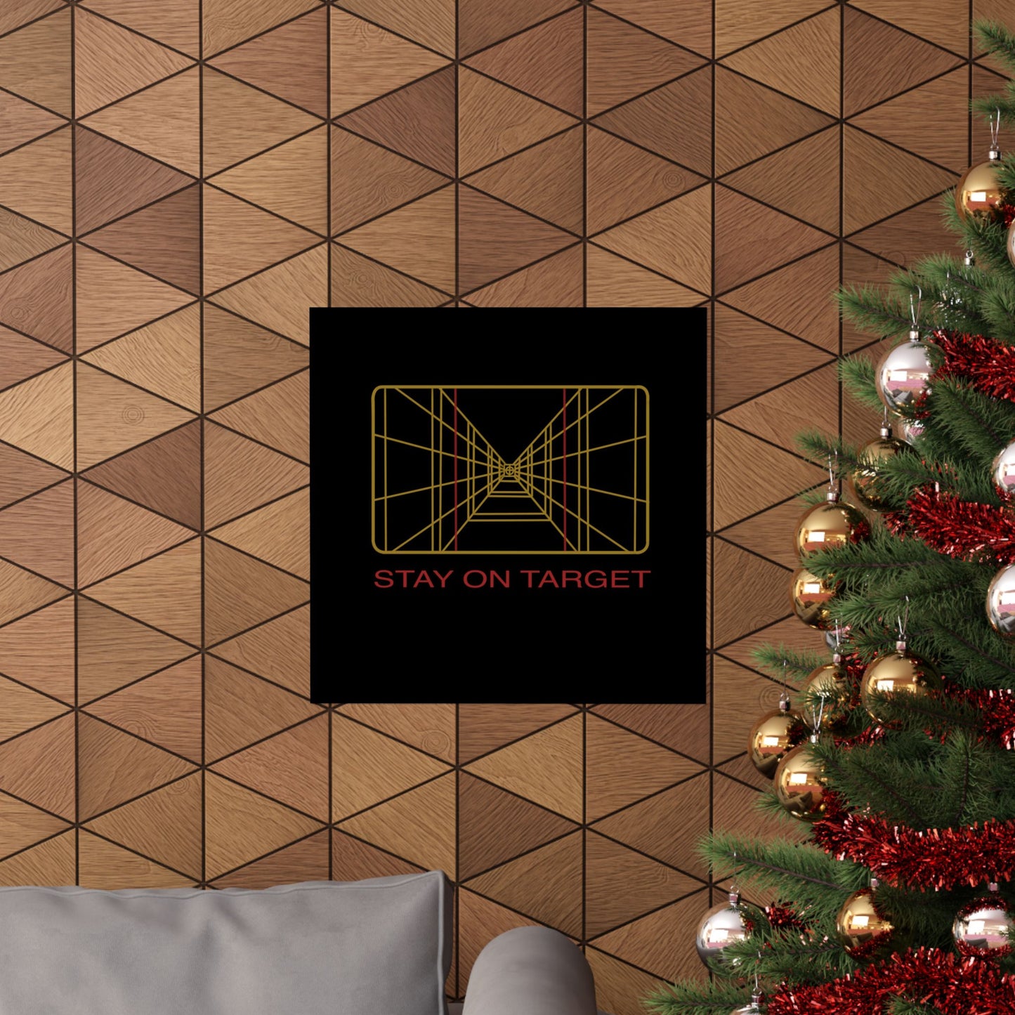 Stay on Target Poster