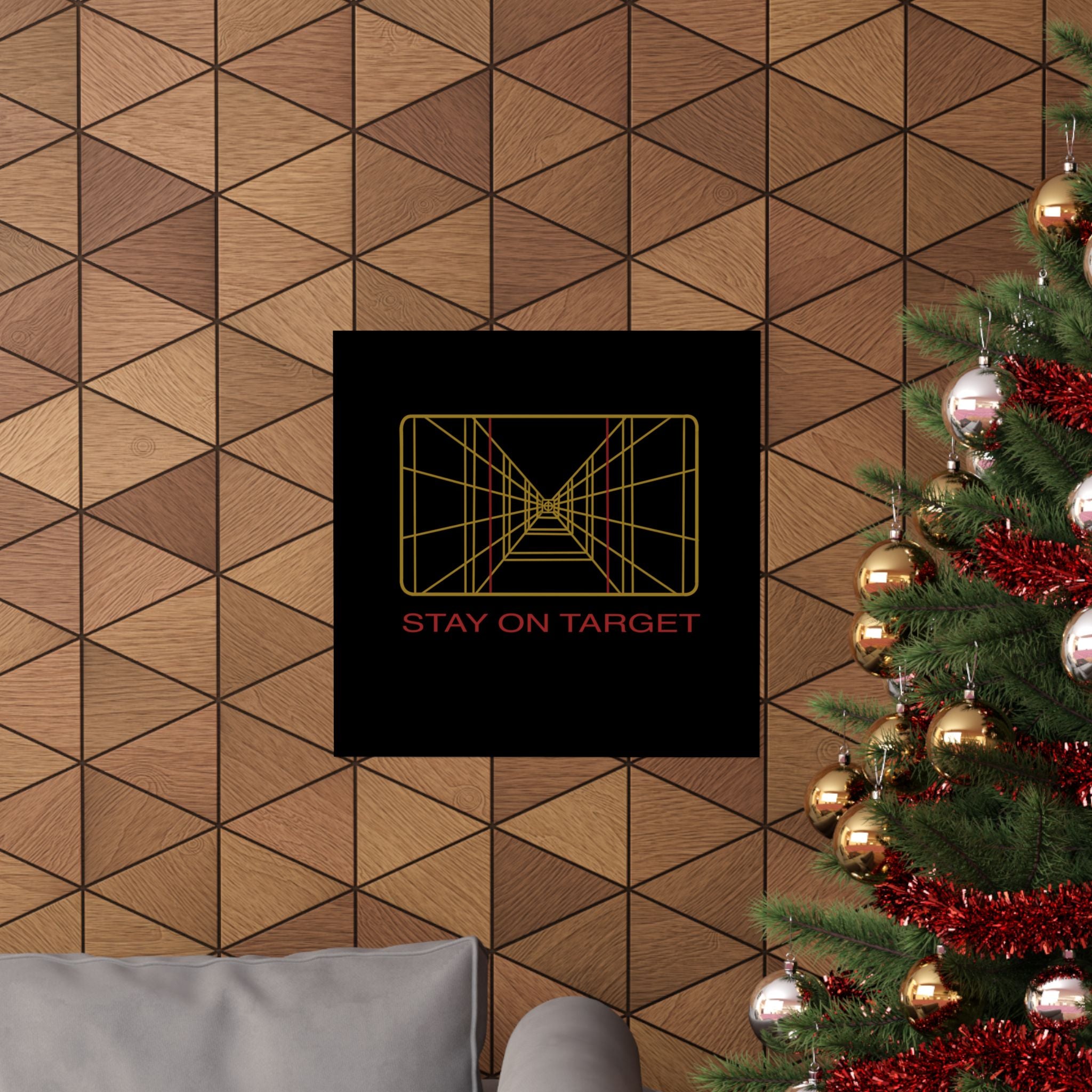 Stay on Target Poster