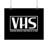 Analog Wealth VHS Art Print