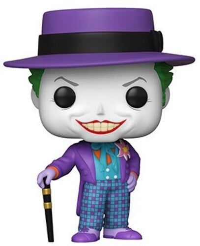 Pop Heroes Batman - Funko POP! Heroes: Batman 1989 - Joker with Hat (Styles May Vary) (DC)
