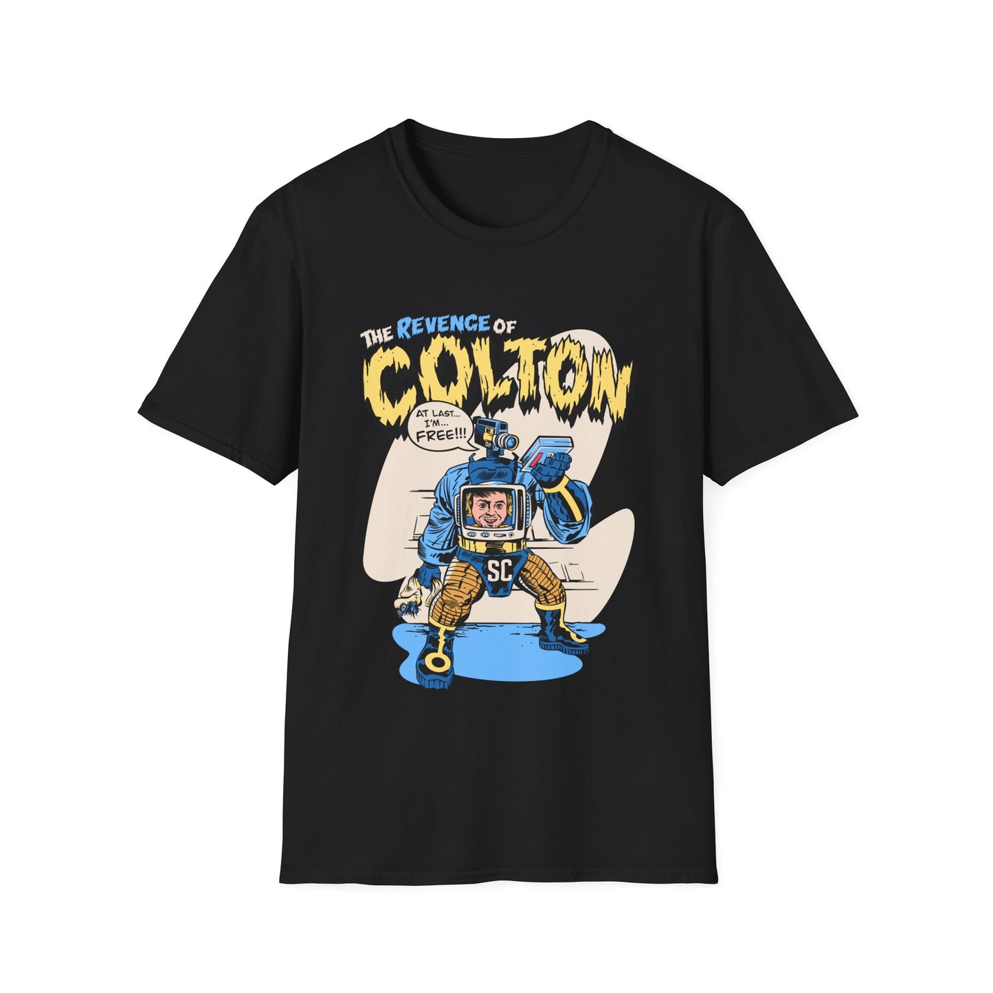Colton in the TV T-Shirt
