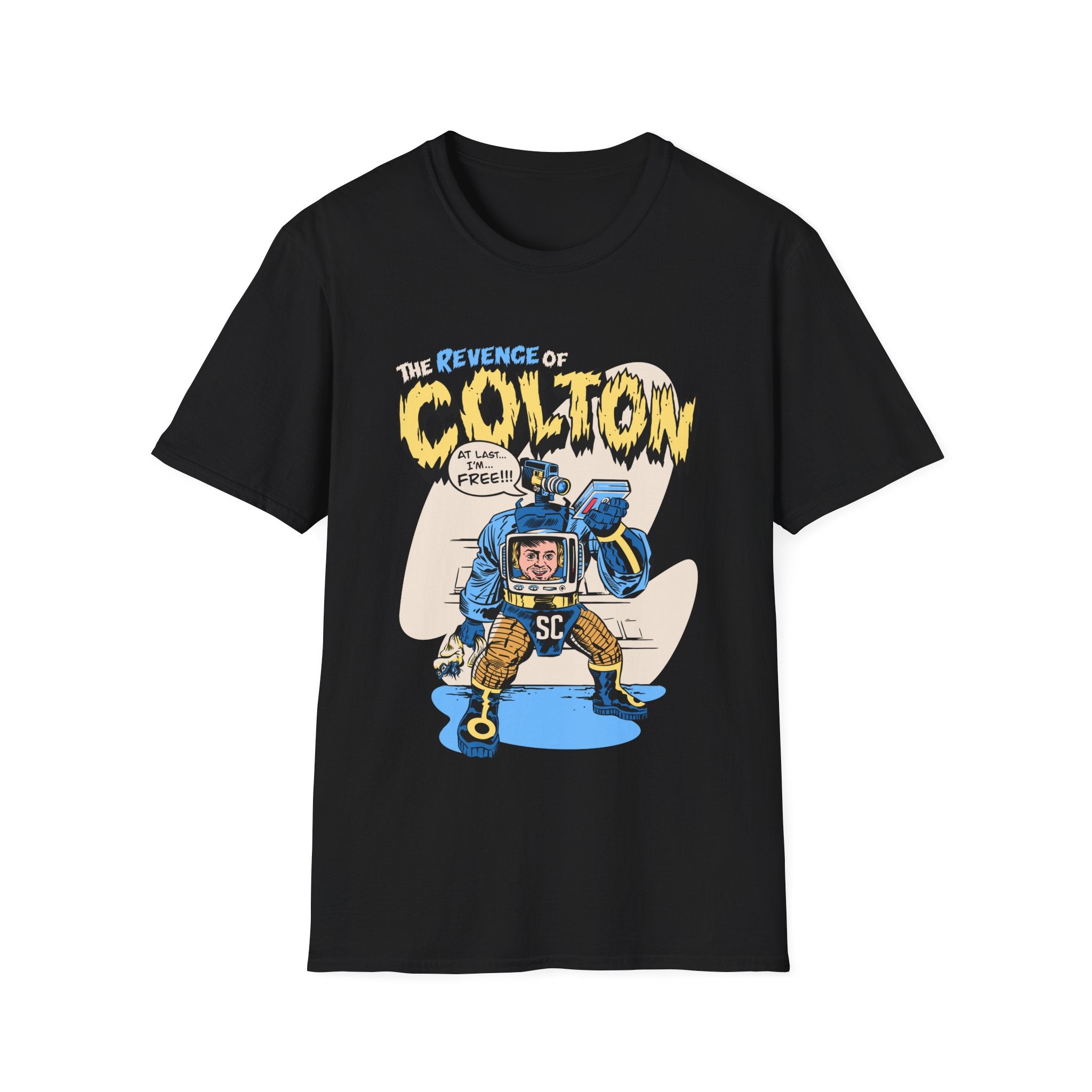 Colton in the TV T-Shirt