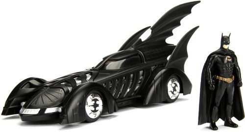 Dc Comics 1995 Forever: Batmobile with Batman - Jada Toys - DC Comics 1995 Forever: Batmobile with Batman Metals Die-Cast Collectible Toy Vehicle with Figure
