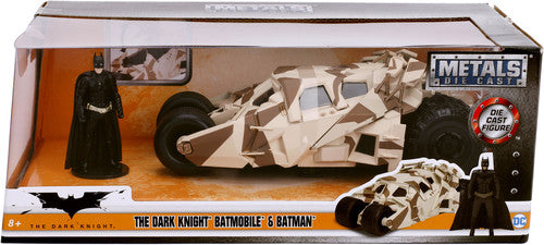 Dark Knight Rises Tumbler Batmobile Die-Cast 1:24 - Jada Toys - DC Comics The Dark Knight Rises Tumbler Batmobile Die-cast Car, 1:24Scale Vehicle Camo & 2.75 Batman Collectible Figurine