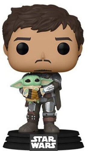 Pop Star Wars - FUNKO POP! Star Wars: Mandalorian- Mando Holding Child