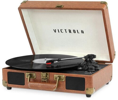 Victrola VSC-550BT-BRW-SDF Journey Bluetooth Portable Suitcase Turntable (Brown)