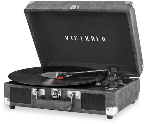 Victrola VSC-550BT-GRY Journey Bluetooth Portable Suitcase Turntable (Grey)