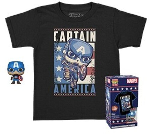 Funko Pocket Pop! & Tee: - FUNKO POCKET POP! & TEE: Marvel - Captain America - L (KD)