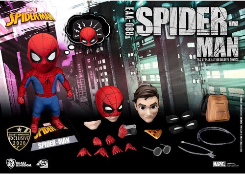 T3F Spiderman Peter Parker Fig - Beast Kingdom - Spider-Man - Egg Attack Action - Peter Parker EAA-088