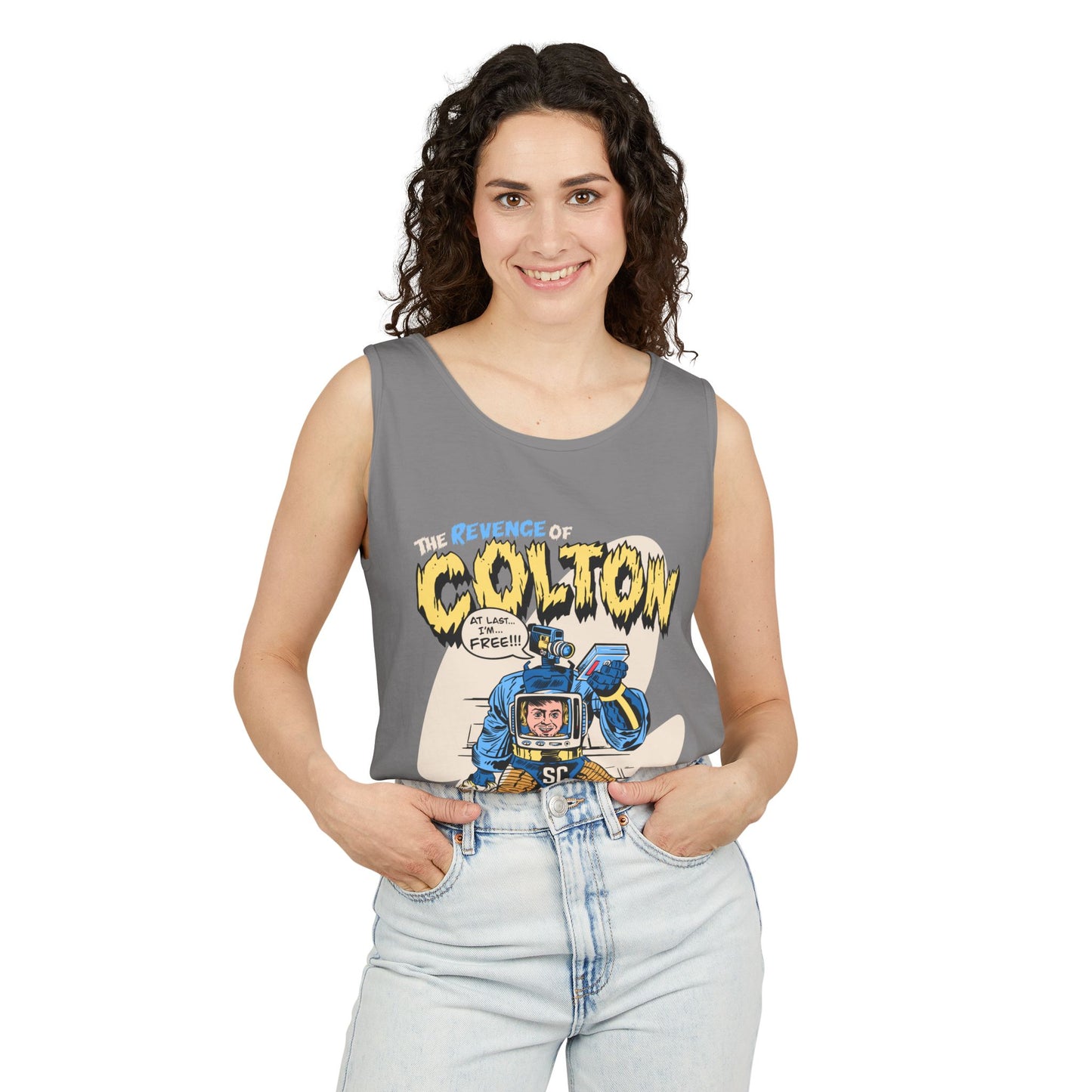 Colton in the TV Tank Top