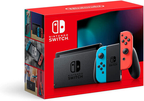 Swi System: Neon - Blue/Red (2022) - Gaming Console:  Nintendo Switch - Neon Red and Blue