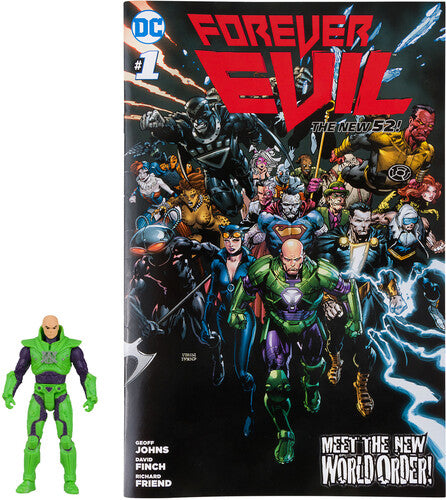 Dc Direct - DC Direct - Forever Evil - Page Punchers - 3" Lex Luthor Figure with Comic (Green Power Suit)
