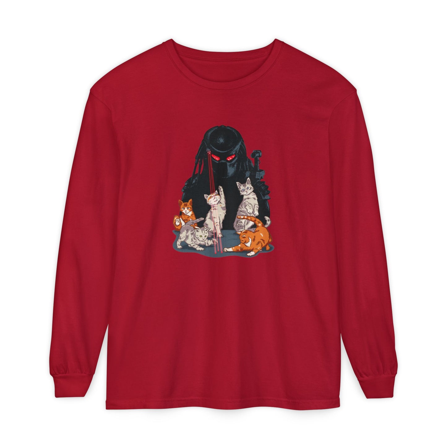 Laser Cat Long Sleeve T-Shirt