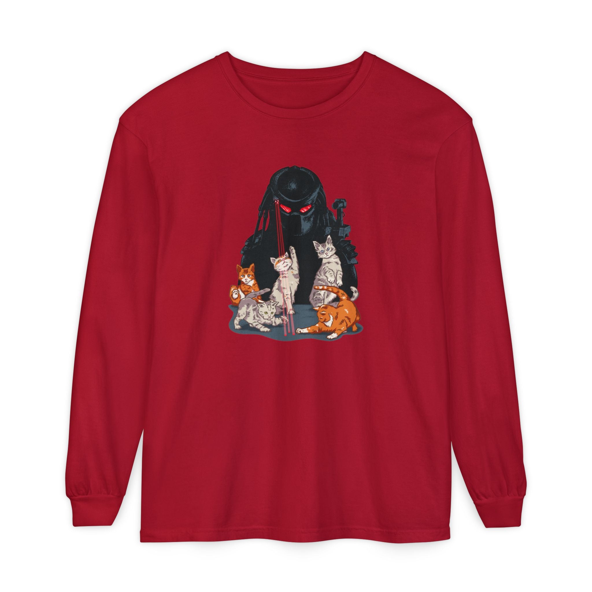 Laser Cat Long Sleeve T-Shirt