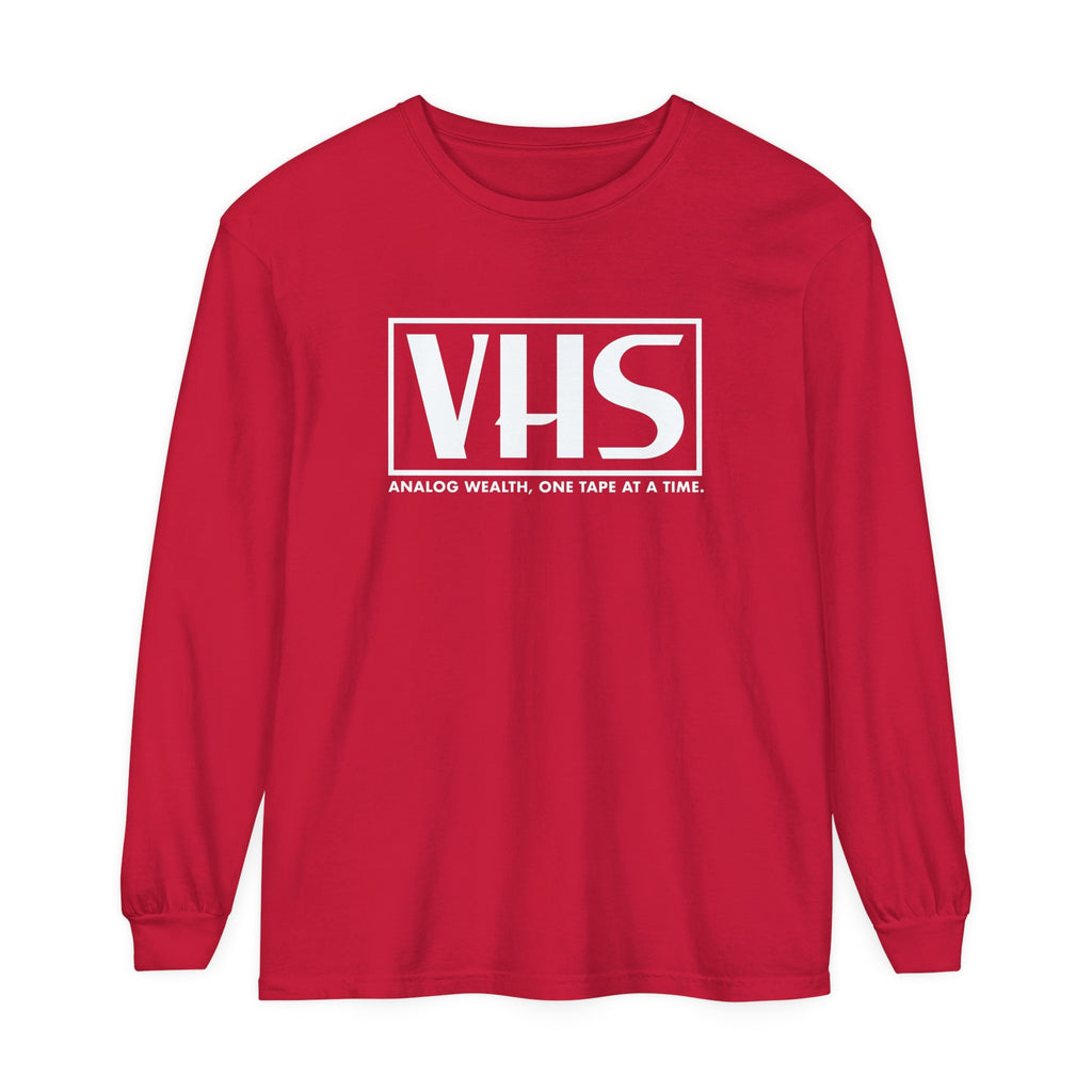 Analog Wealth VHS Long Sleeve T-Shirt