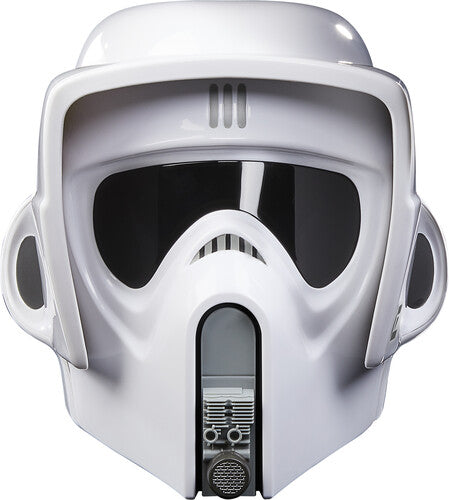 SW Bl Peter Electronic Helmet - Hasbro Collectibles - Star Wars The Black Series - Scout Trooper Premium Electronic Roleplay Helmet