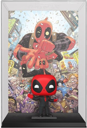Pop! Comic Book Cover with Case - FUNKO POP! COMIC BOOK COVER WITH CASE: Marvel - Deadpool (2025) #1 Deadpool in Black Suit