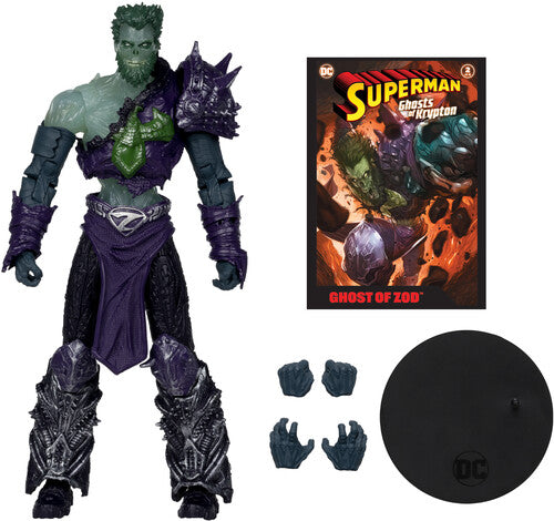 Dc Direct - DC Direct - Superman: Ghosts of Krypton - Page Punchers - 7" Ghost Of Zod Figure with Comic