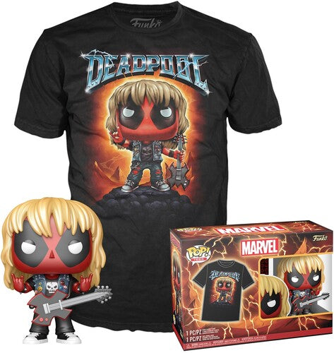 FUNKO POP! & Tee: Deadpool- Heavy Metal