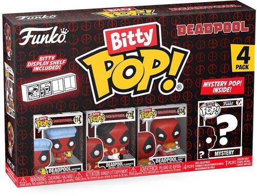 Bitty Pop Deadpool - FUNKO Bitty POP!: Deadpool - Bathtime 4-Pack