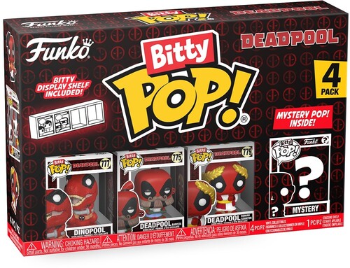 Bitty Pop Deadpool - FUNKO Bitty POP!: Deadpool - Dinopool 4-Pack