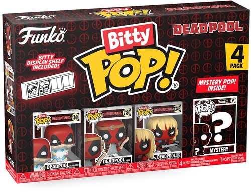 Bitty Pop Deadpool - FUNKO Bitty POP!: Deadpool - Sleepover 4-Pack