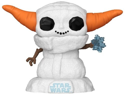 Pop Star Wars the Mandalorian Holiday - FUNKO POP! Star Wars: The Mandalorian Holiday - Snowman Grogu